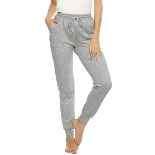 Aibrou Women Jogger Sweatpants Lounge Yoga Workout Pants Active Drawstring Pants with Pockets Aibrou Women Jogger Sweatpants Lounge Yoga Workout Pants Active Drawstring Pants with Pockets
